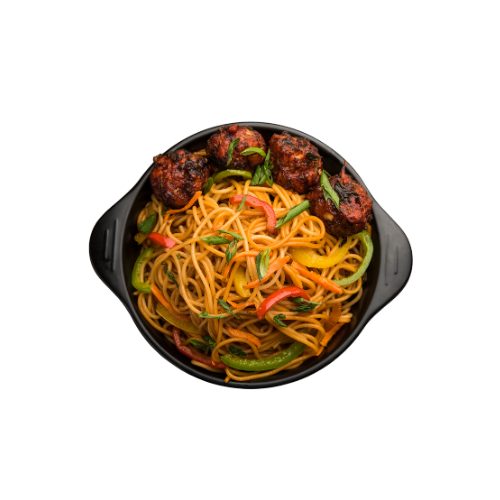 Mix Chowmein Manchurian