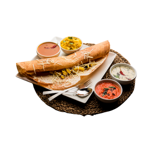 Onion Butter Paneer Dosa